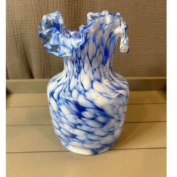 Fenton Other - Vintage Art Glass Vase-Fenton?
